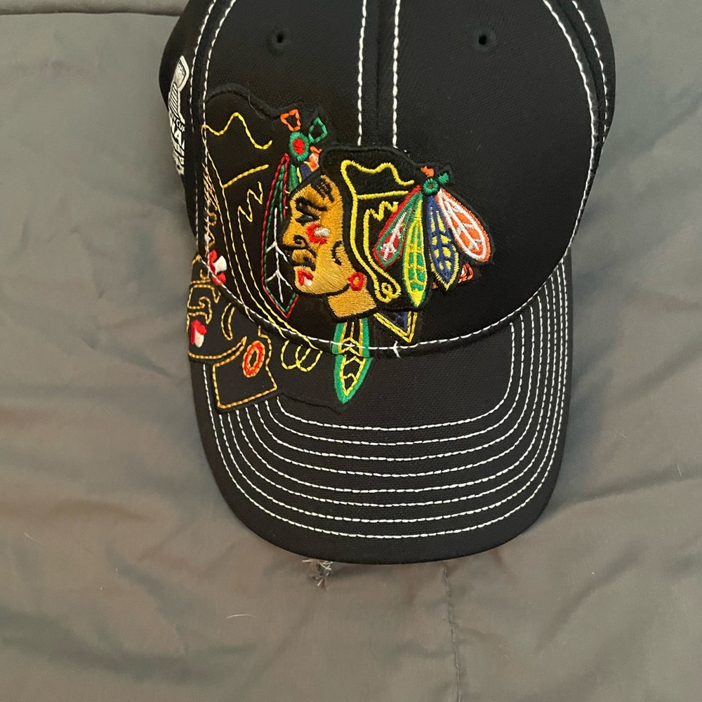 Reebok Black Cap with Colorful Embroidery